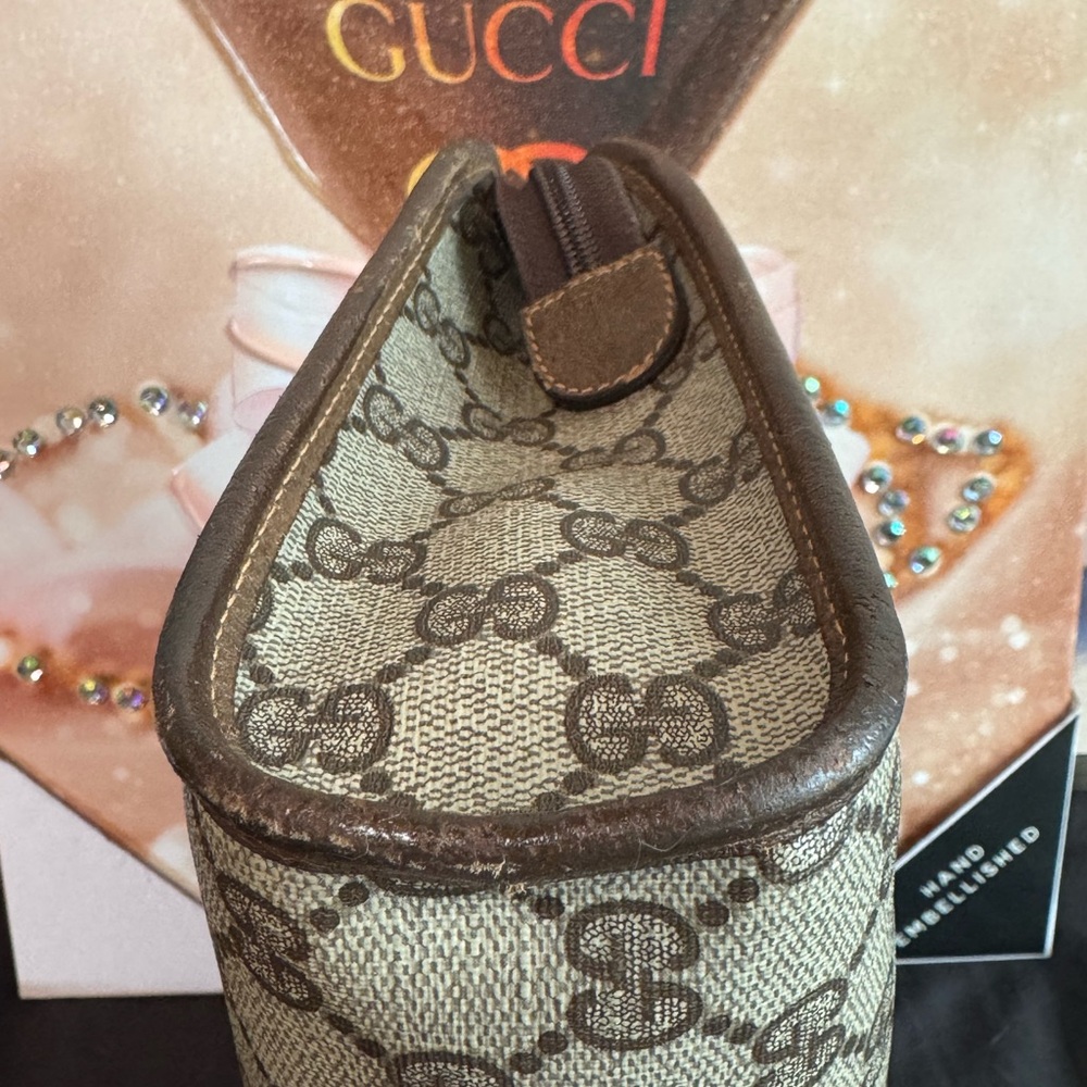 Gucci Anniversary Collection Coated Canvas GG Clutch - Made in Italy - Picture 4 of 14
